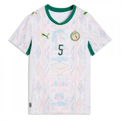 Senegal Pape Gueye #26 Replika Hemmatröja Damer VM 2026 Kortärmad